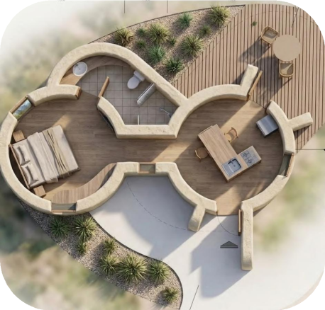 3D floor plan preview